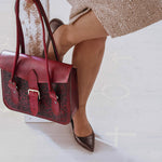 Redfarne - charmante Leder-Handtasche im Stil der 50er