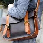Ambrose - robust leather messenger bag for everyday use