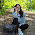 Gwyneth - handmade boho leather bag with style and history