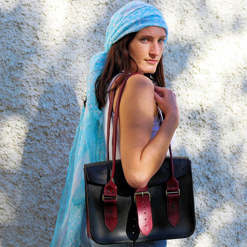 Rankrye - stylish, handmade vintage leather handbag