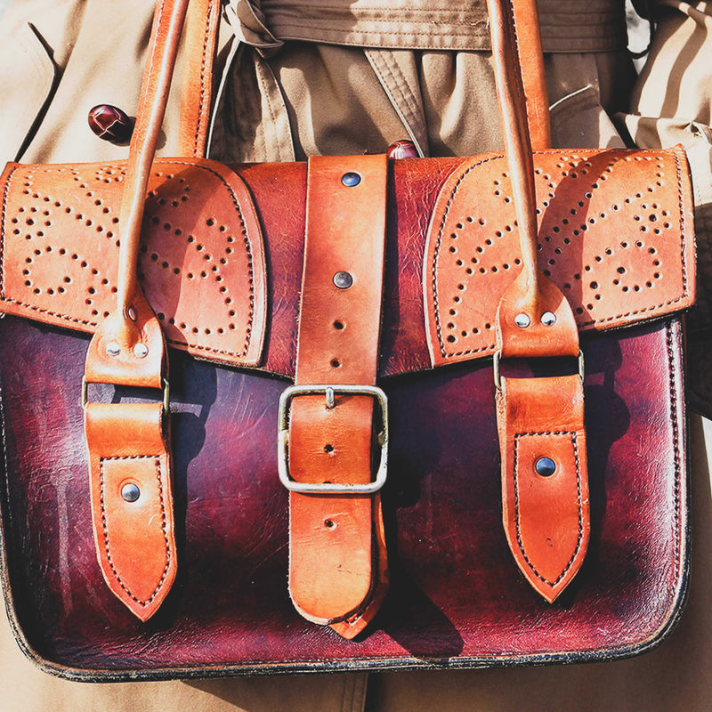 Amber - sac en cuir classique avec le charme des années 50